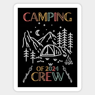 Camping Crew 2024 Sticker